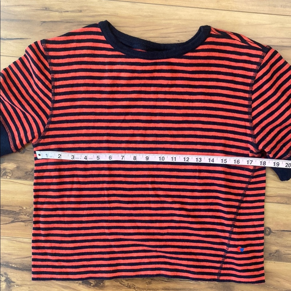 Clare V. Striped knitted tee